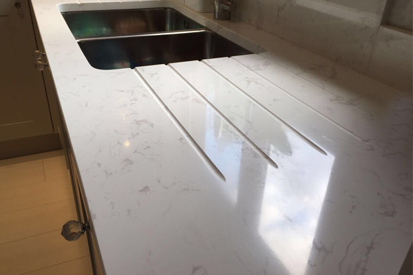 Kitchen top water fluting fabrication