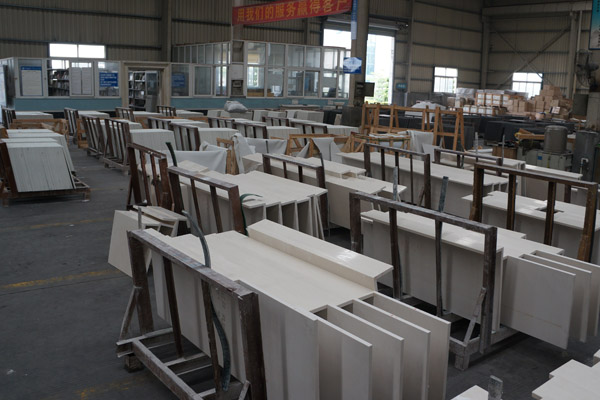 China marble fabrication workshop