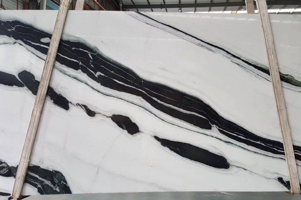White and black marble slab nice color