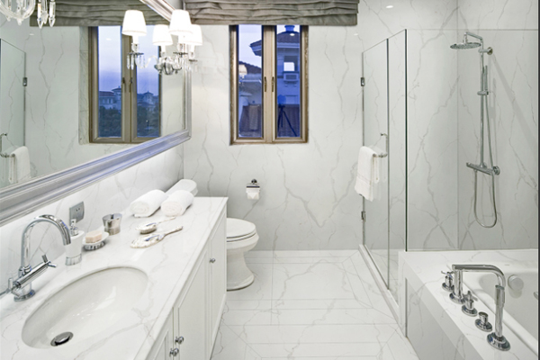 bathroom quartz engineered tiles slab