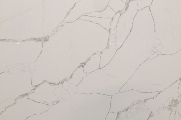 Natural marble veins imitation quartz slab 