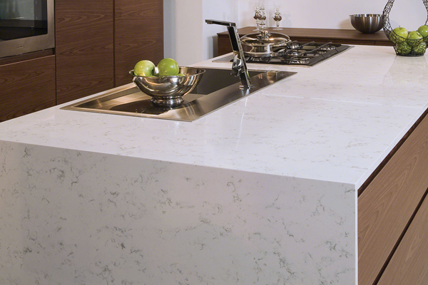 china natural marble vein quartz kitchen countertop