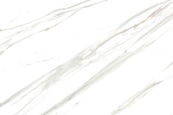 Calacatta white marble engineered stone 
