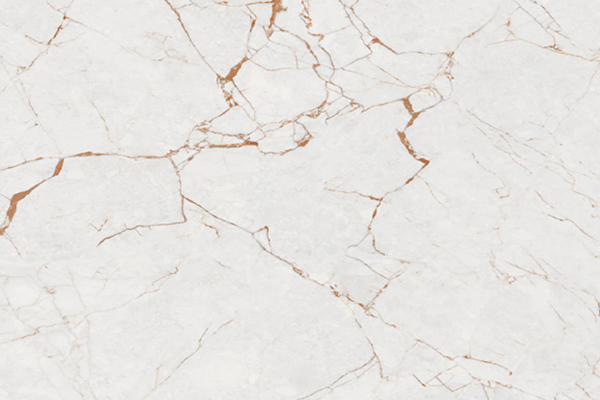 white sintered stone with golden vein 