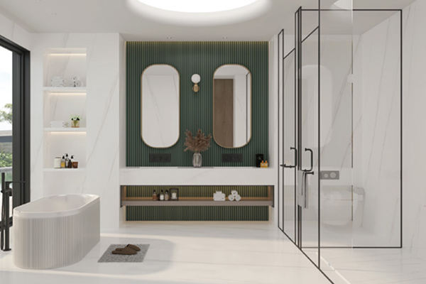 modern bathroom design effect 