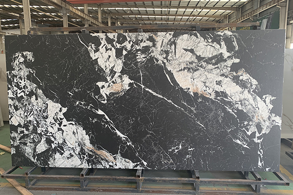 black porcelain luxury surface 