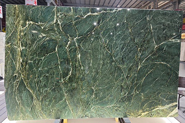 green marble tiles fabrication 