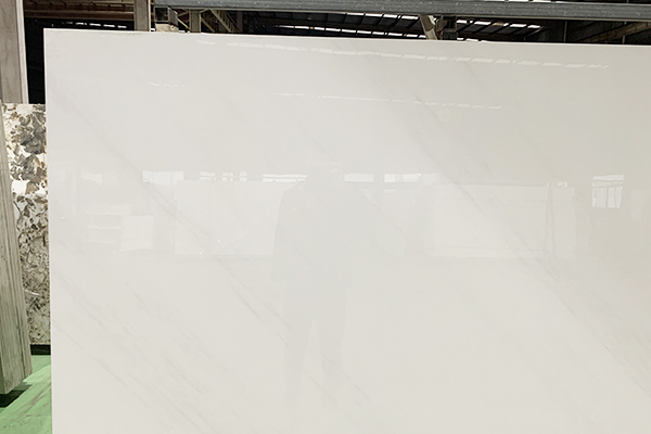 bright engineered stone slab polishing