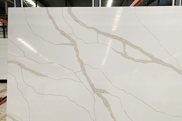 gold vein quartz polishing slab