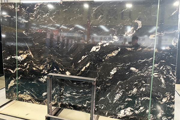 luxury black granite slab 