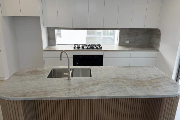 kitchen countertop Taj Mahal quartzite 