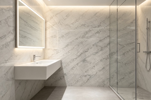 bathroom wall stone material 