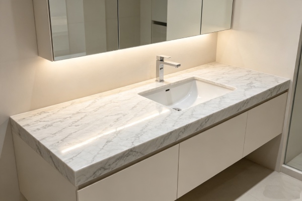 grey ven vanity top quartz fabrication