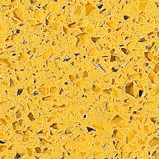 Stellar yellow quartz slabs