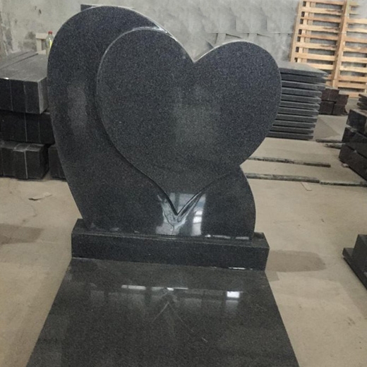 Heart shaped monuments stones for graves