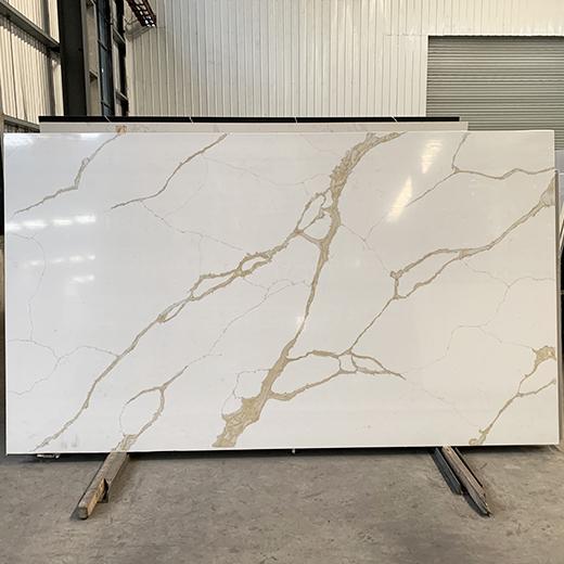 Fabricante de encimeras de cocina de cuarzo Calacatta Gold
