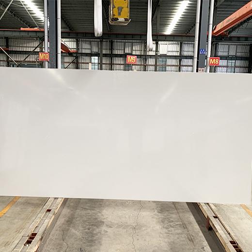 Mirror starlight white quartz in china