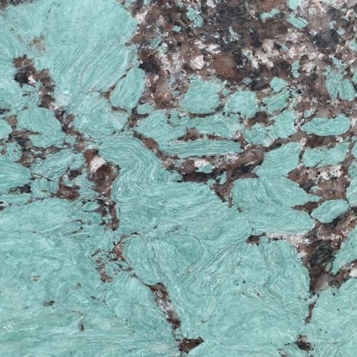 classical green stone slab countertop