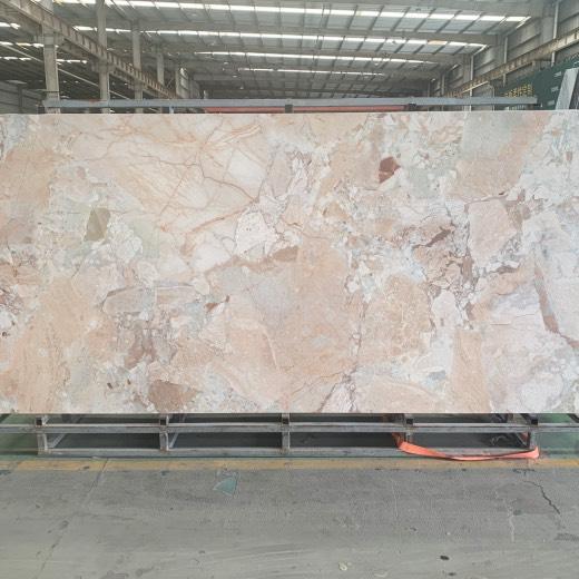 Piedra sinterizada con superficie pulida suave de diamante de cristal para pared